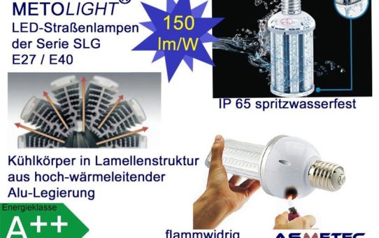 LED Straßenlampen im Vergleich - Das sind die Qualitätsunterschiede