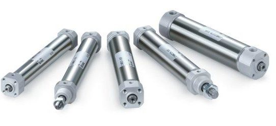Signifikante Einsparung von Bauraum und Länge – SMC Druckluftzylinder in neuem Design