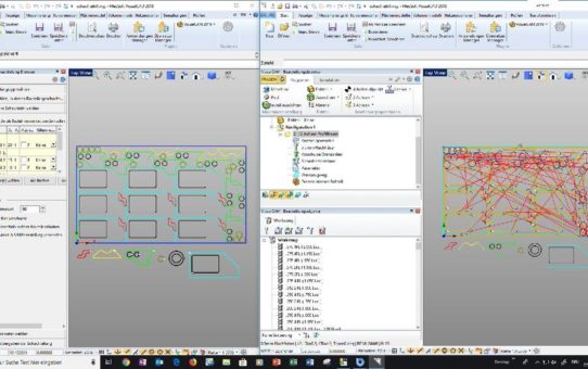 VisualMILL Xpress und VisualNEST - 2- bis 2½-Achs-Fräsen und automatisches Schachteln im Bundle