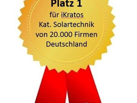 Solartechnik - 100 Punkte im Deutschland Test und Focus Money