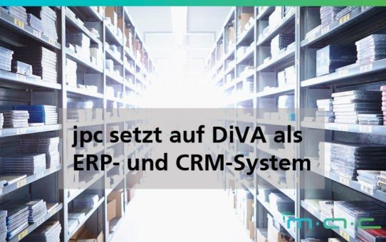 jpc setzt auf DiVA als ERP- und CRM-System