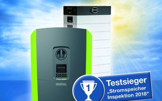 Testsieger: KOSTAL führt bei der Effizienz von PV-Speichersystemen