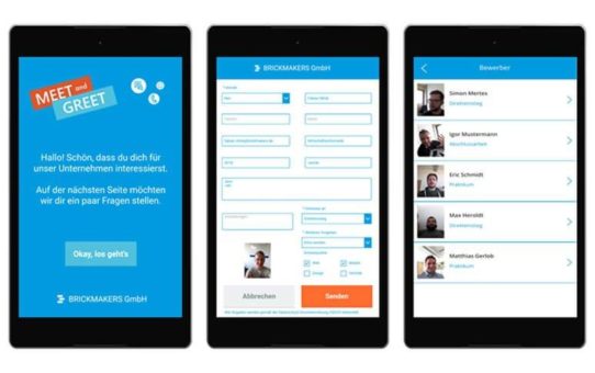 Brickmakers entwickelt individuelle Recruiting-Apps zum Einsatz auf Jobmessen