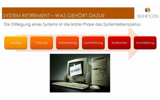 System Retirement im GxP Umfeld