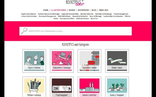 ROCKETPICS – der neue Shop für Stock-Illustrationen