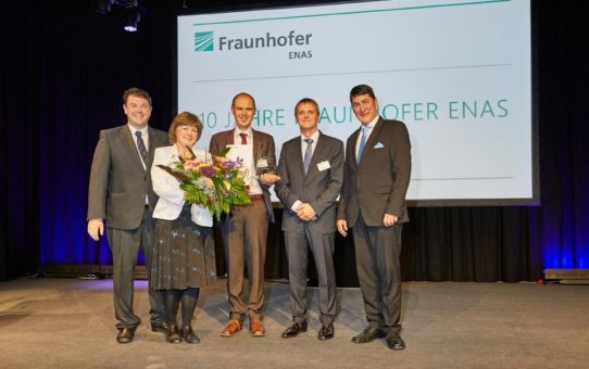 Fraunhofer ENAS verleiht Forschungspreis für Entwicklung von Technologien für 3D-Integration in MEMS-Anwendungen