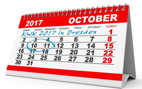 KWK-Jahreskongress 2017 findet im Oktober in Dresden statt
