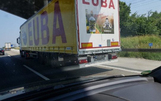 Markenpartner mit Euba Logistic auf Tour durch Europa