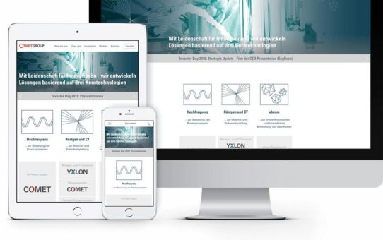 COMET Group stellt Websites und digitales Marketing mit netzkern und Kentico EMS neu auf