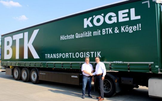 BTK Logistik setzt auf über 50 neue Kögel Light plus