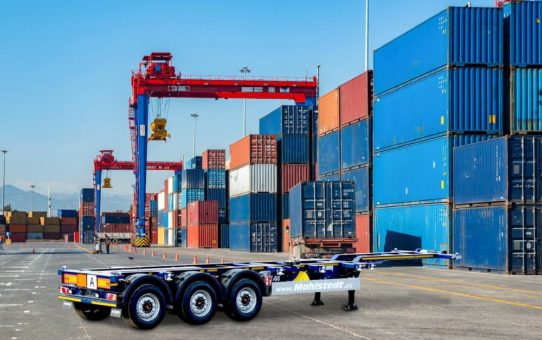 Kögel Port 40 Simplex Containerchassis bescheren Mahlstedt mehr Flexibilität im Containerverkehr