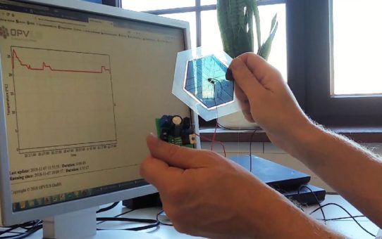 OPVIUS demonstriert OPV-basierten, autarken IoT- Sensorknoten