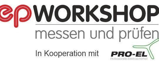 Neu auf der Fachmesse ELEKTROTECHNIK Dortmund: epWORKSHOP "messen und prüfen"