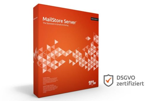 Zertifiziert: DSGVO-konforme E-Mail-Archivierung mit MailStore