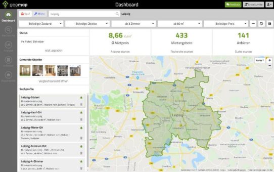 Neues Design für Online-Datenbank geomap