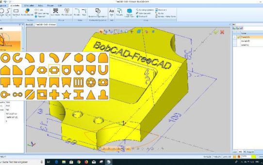 BobCAD-FreeCAD - Stark und kostenlos