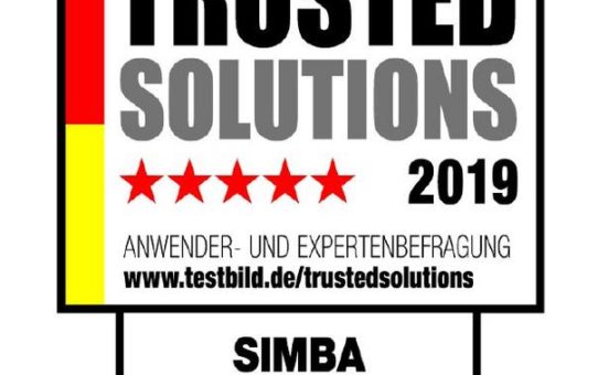 Erneute Auszeichnung für Simba Computer Systeme GmbH: Trusted Solutions 2019