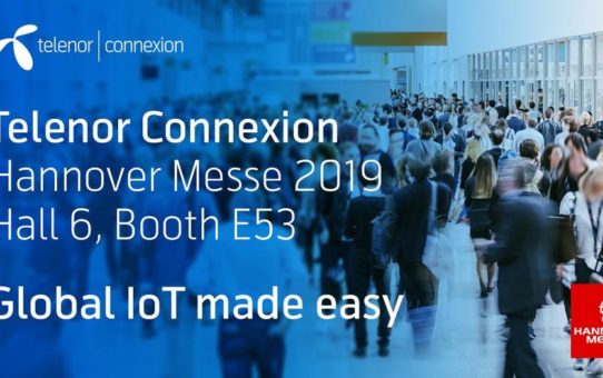 Auf der Hannover Messe 2019 präsentiert Telenor Connexion den Fertigungsunternehmen „IoT made easy“