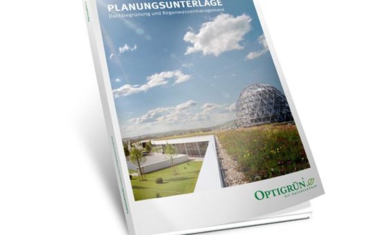 Neue Planungsunterlage für Dachbegrünung und Regenwassermanagement