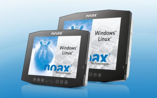 Neue Multi-Touch-Industrie-PCs aus der  noax Compact-Serie: C12P und C15P –