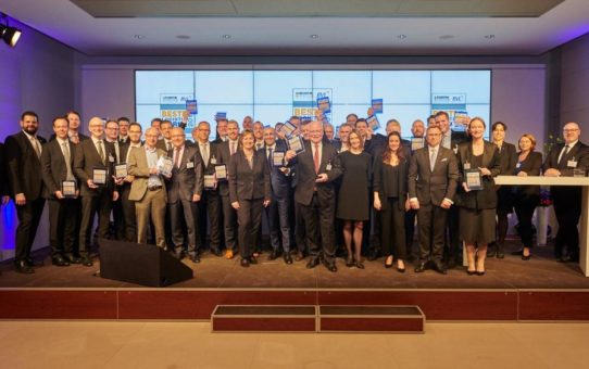 Gewinner der Wahl „Beste Logistik Marke 2019“ geehrt