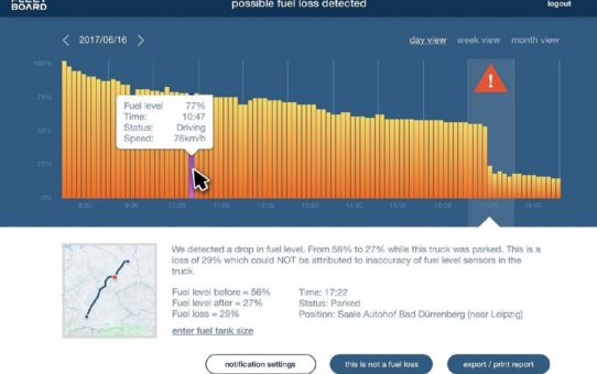 Prototyp des Fleetboard Truck Guard gegen Kraftstoffdiebstahl in vier Wochen entwickelt