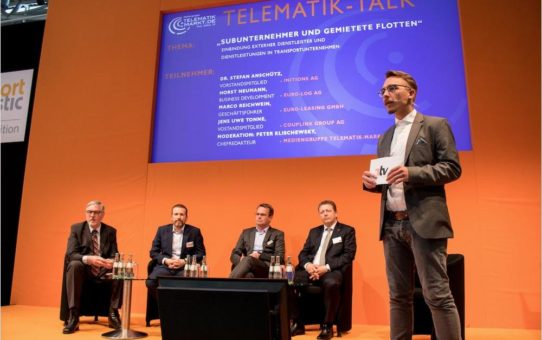 Telematik-Talk am 06.06.2019, um 10 Uhr auf der transport logistic in München