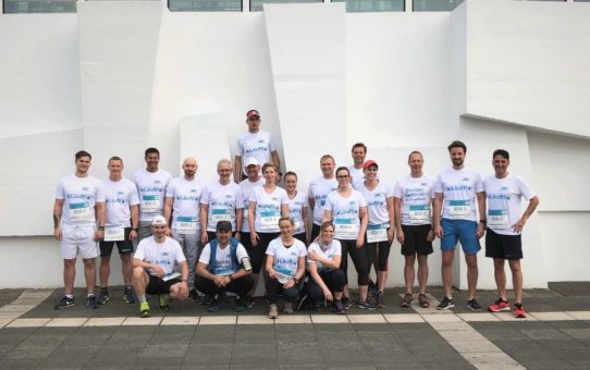 MC-Bauchemie läuft auf den 1. Platz beim VIVAWEST Marathon