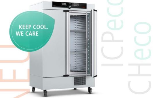 Kompressor-gekühlte Klima- und Brutschränke ICHeco/ICPeco jetzt CO2-gekühlt