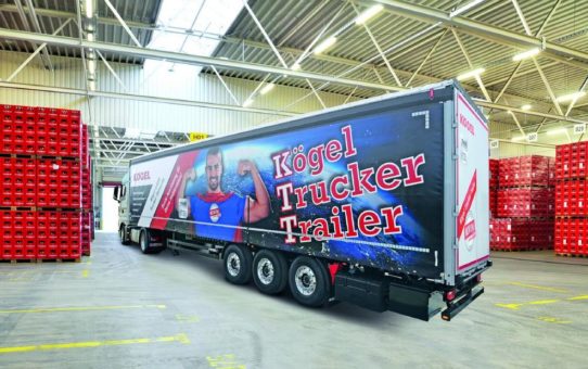Kögel zeigt auf der transport logistic eine weitere Variante des Kögel Trucker Trailer