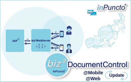 Mobile App und Web-Lösung zur Rechnungsfreigabe für SAP von inPuncto mit neuem Update