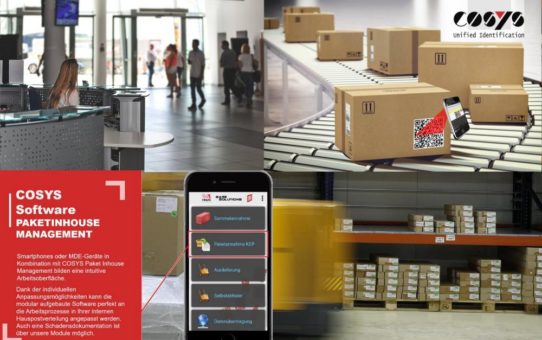 Hauspostverteilung | Wie funktioniert Paket Management Inhouse mit COSYS Software