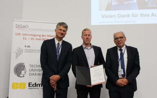 Promovend der TU Ilmenau erhält Optik-Preis