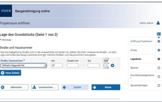 Stadt Essen entscheidet sich für Online-Baugenehmigung mit cit und XBau 2.0