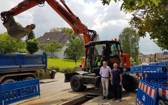 PEKA in Ottersweier arbeitet nach guten Erfahrungen mit 2 HYDREMA-Bagger