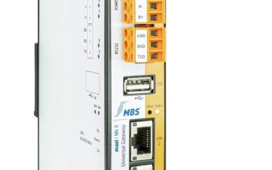 MBS GmbH verdoppelt die Leistungsfähigkeit des Gateways maxi mit dem neuen Modell maxi Mk II