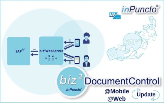 Mobile app and web solution for SAP invoice release by inPuncto has been updated
