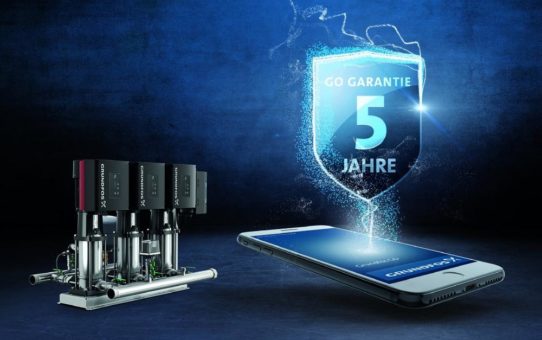 Neu für Druckerhöhungsanlagen - 5 Jahre Sicherheit ab Inbetriebnahme mit der Grundfos Go Garantie