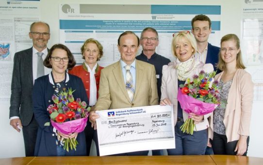 30.000,- € Spende für Forschungsprojekte im Tumorzentrum