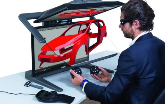 Der VR PluraView Monitor von Schneider Digital revolutioniert das Arbeiten in „3D-CAD“