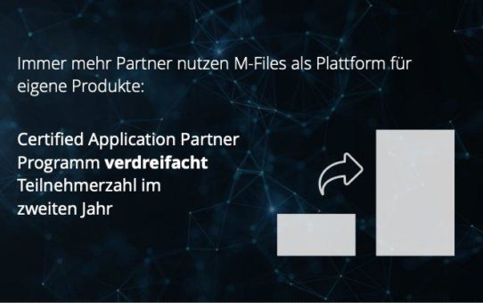 Partner entwickeln erfolgreich eigene Lösungen auf der M-Files-Plattform für intelligentes Informationsmanagement
