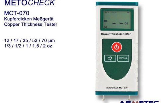 Einfach zu handhabende Kupferdichte-Messungen mit METOCHECK MCT-070 & MCT-175