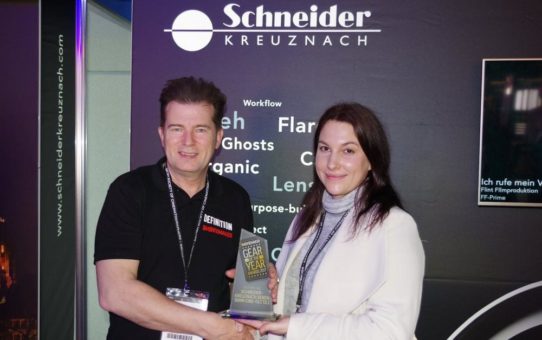 FF-Prime Cine-Tilt von Schneider-Kreuznach gewinnt Gear of the Year Award 2017