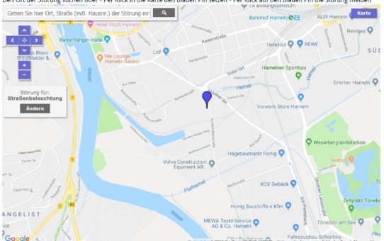 Störungsservice für Ihre Homepage oder als App