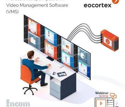 INCOM läd zum Eocortex VMS Webinar am 15. Oktober