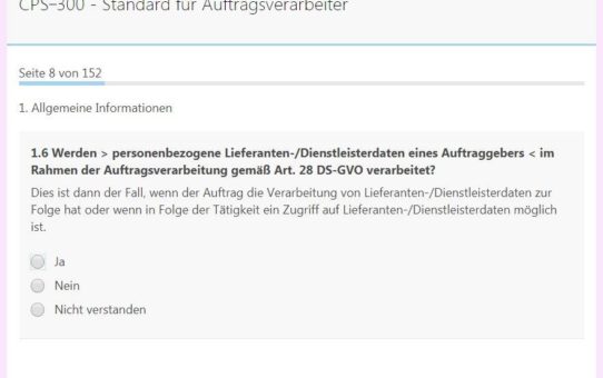 Datenschutz-Analyse: Privacy Status Evaluation