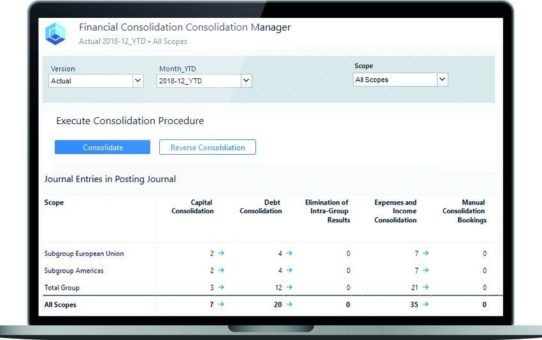 Jedox bringt Best-Practice-Lösung für die Finanzkonsolidierung auf den Markt