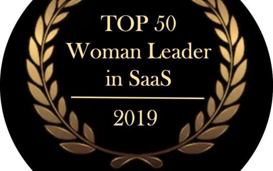 Jessica Venturini wird als eine der Top 50 weiblichen Führungskräfte im Bereich SaaS 2019 ausgezeichnet