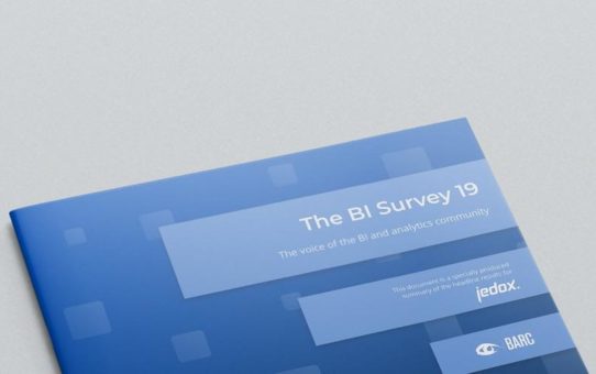 The BI Survey 19: Jedox erzielt Spitzenwerte in der Vergleichsgruppe für integriertes Performance Management