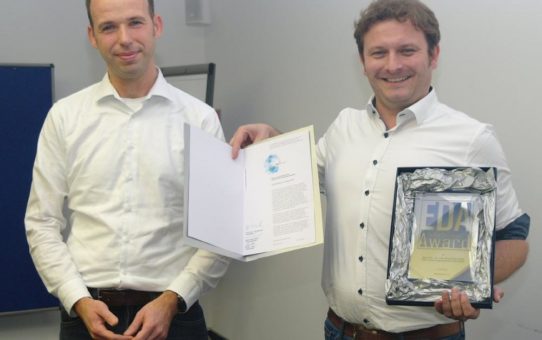edacentrum verleiht EDA Achievement Award 2019 an Dr. rer. nat. Alexander Viehl vom FZI Forschungszentrum Informatik